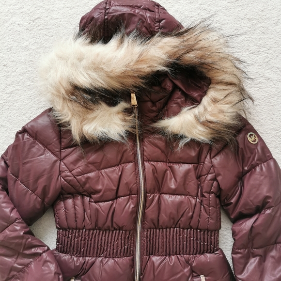 Sold 🌺Michael KorsToddler Girls Walker Length Puffer Jacket 5/6t - Picture 3 of 14